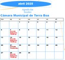 lista das sessões de abril 2025