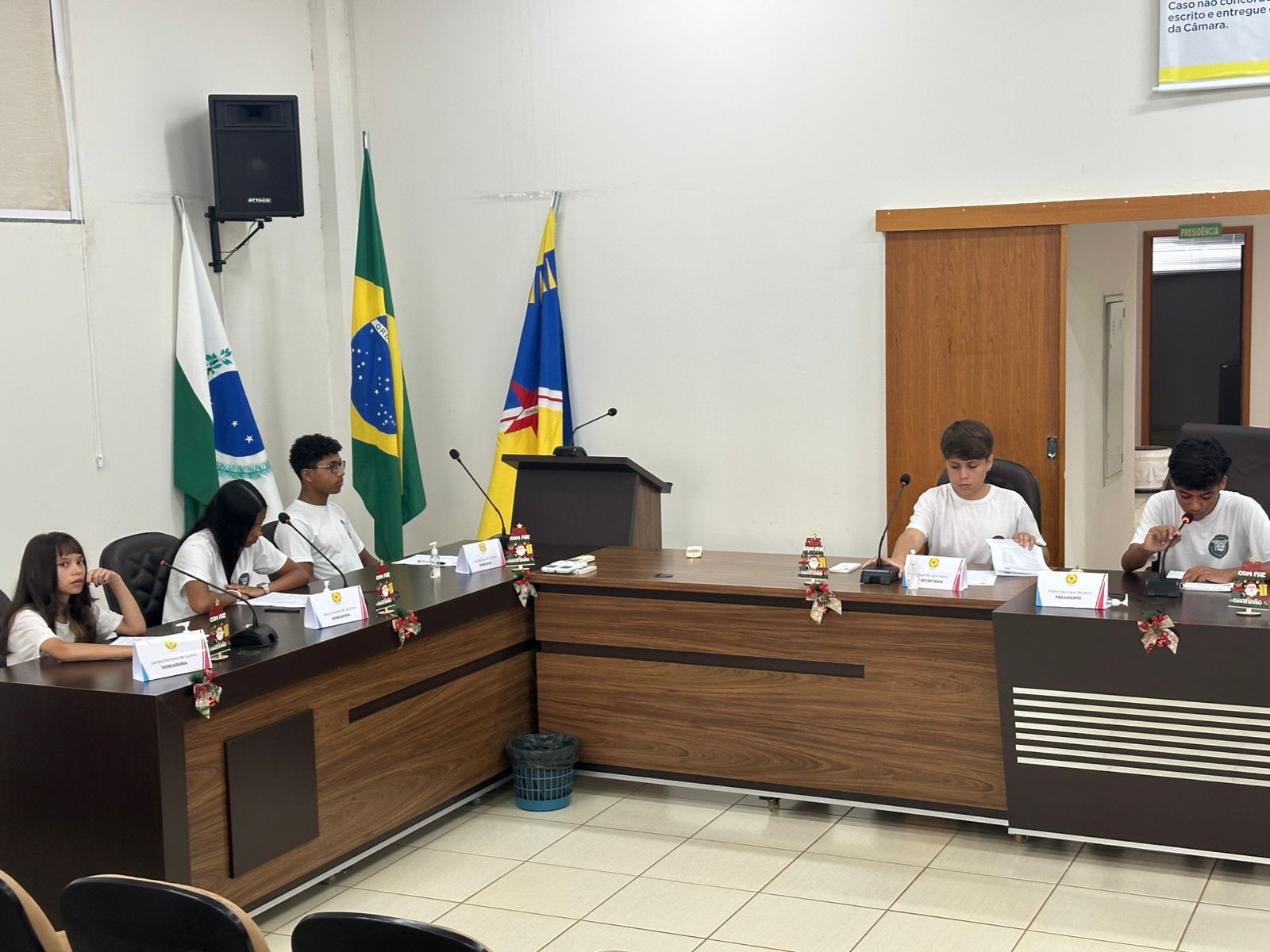 Sessão de Vereadores Mirins 01/12/2025