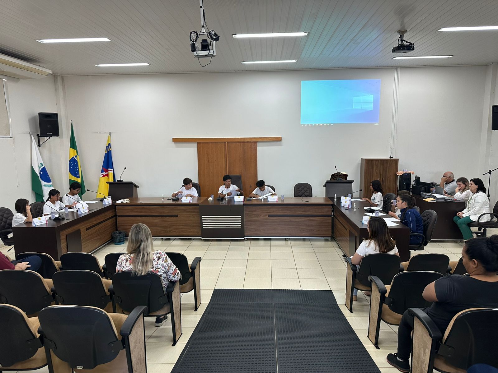 Sessão de Vereadores Mirins